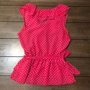 BONGO Tops - Hot pink and white blouse BONGO Tops - Hot pink and white blouse